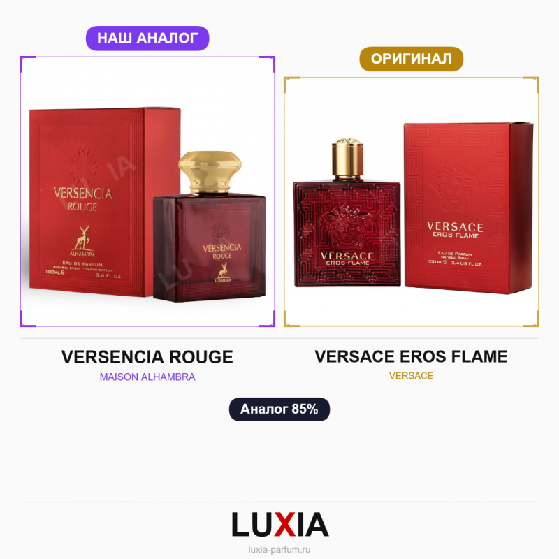 Духи VERSENCIA ROUGE фото оригинал