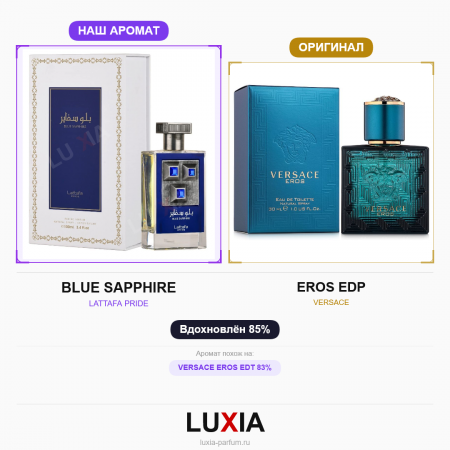 Духи BLUE SAPPHIRE фото оригинал