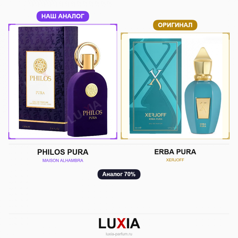 Духи PHILOS PURA фото оригинал