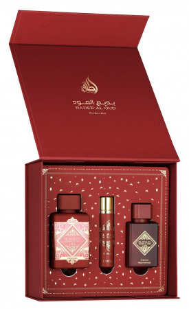 Духи GS BADEE AL OUD SUBLIME (100мл + 12мл + дымка для волос) фото оригинал