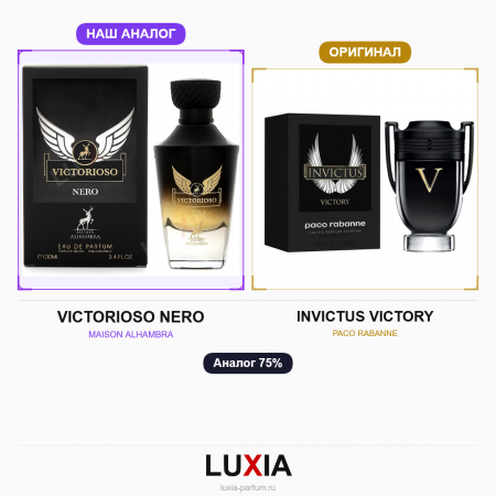 Духи VICTORIOSO NERO фото оригинал