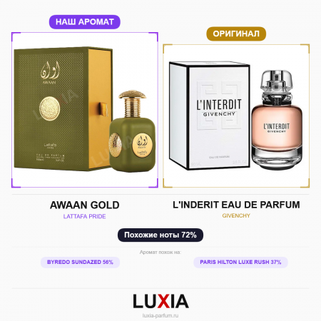 Духи AWAAN GOLD фото оригинал