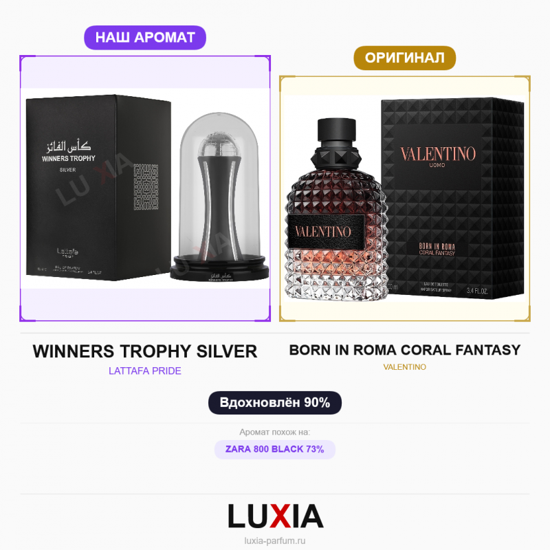 Духи WINNERS TROPHY SILVER (Серебро) фото оригинал