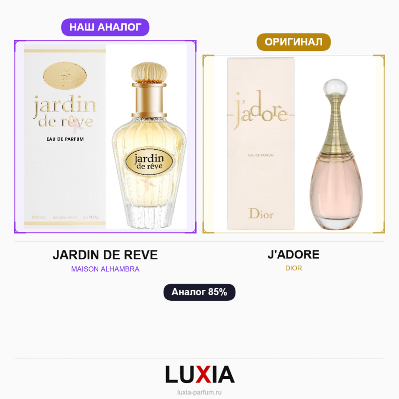 Духи JARDIN DE REVE фото оригинал