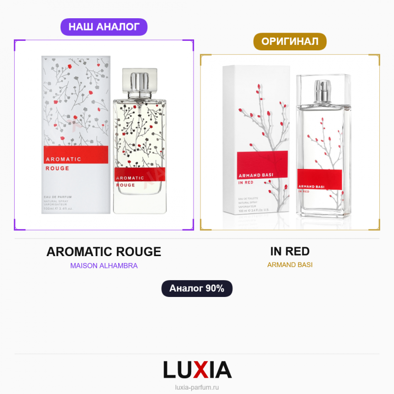 Духи AROMATIC ROUGE фото оригинал