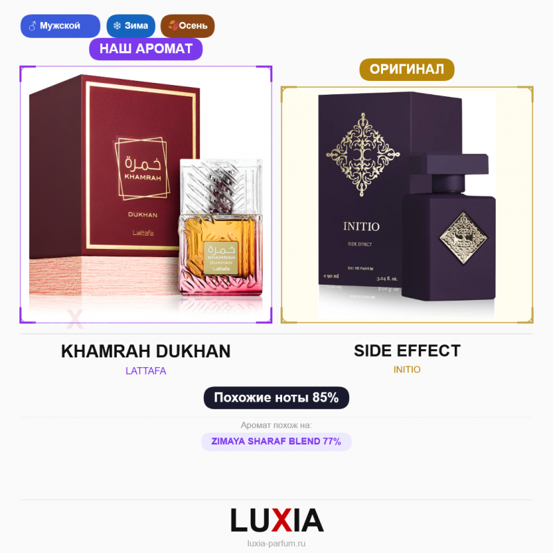 Духи KHAMRAH DUKHAN фото оригинал