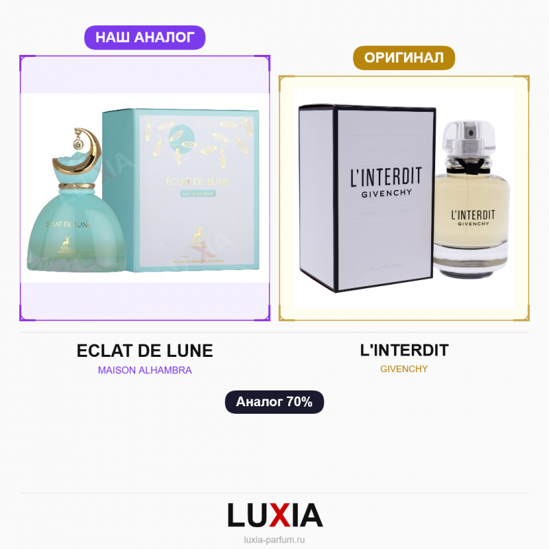 Духи ECLAT DE LUNE фото оригинал